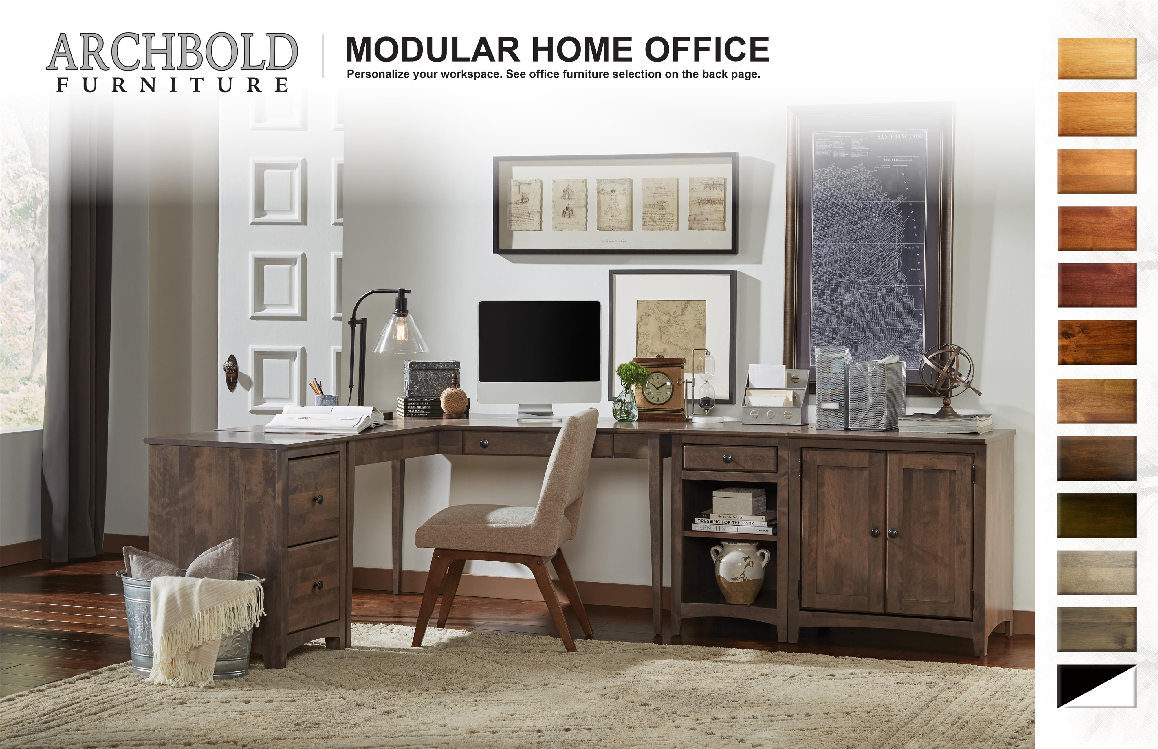 Archbold Furniture Modular Home Office American Made 2 Door Home Office